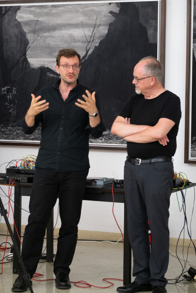 Luc Döbereiner (links) und karlheinz Essl (rechts)